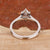 Buy Engagement ring with dual shank design.
