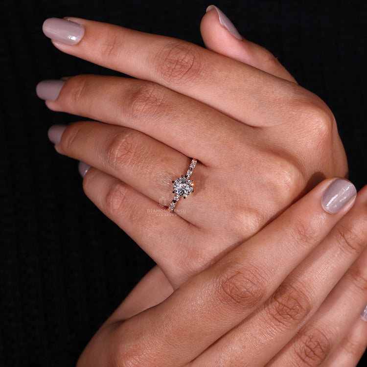Buy Engagement ring with customise ring option.
