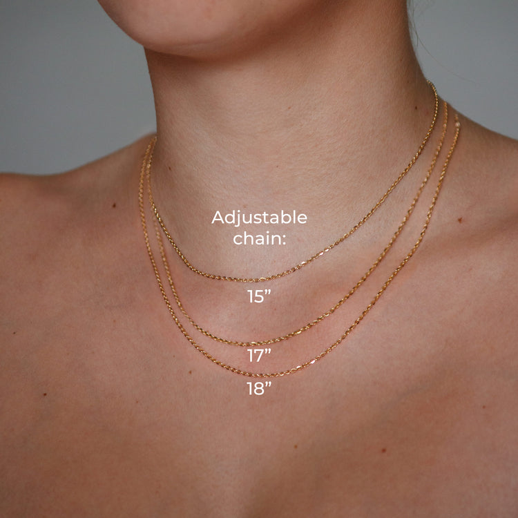 Love is The Key Lab-Grown Diamond + Solid Gold Pendant Necklace