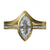 Marquise Cut Lab-Grown Diamond Bezel Ring with Baguette Side Stones 1.5 CT - Set