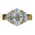 Oval Lab-Grown Diamond Half Moon Wide Band Ring 4.4 TCW
