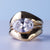 Oval Lab-Grown Diamond East to West Bold Domed Three-Piece Ring 3 CT - Set