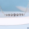 Seven Stone Bezel Chain Bracelet