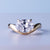 Oval Cut Lab-Grown Diamond East-West Curved Band Ring 2 CT
