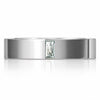 Baguette Lab-Grown Diamond Men's 5mm Wedding Band - Platinum - Size S