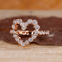 IGI certified bezel set diamond ring.
