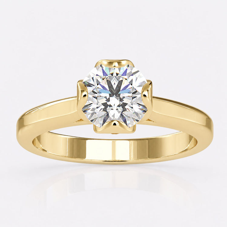 Round Solitaire Engagement Ring
