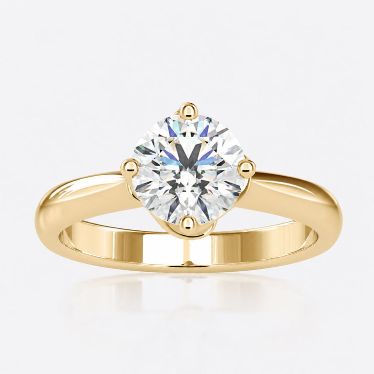 Round Solitaire Diamond Ring