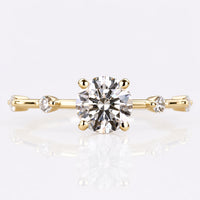 Round Cut Distance Pavé Lab-Grown Diamond Ring 0.5 - 3 CT
