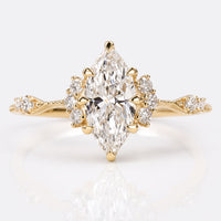 Marquise Cut Lab-Grown Diamond Vintage Ring 1 - 3 CT