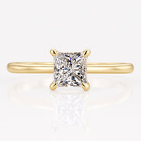 Princess Cut Lab-Grown Diamond Solitaire Ring 0.5 - 2 CT