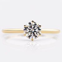 0.50 - 3.00 CT Round Lab-Grown Diamond Solitaire Ring