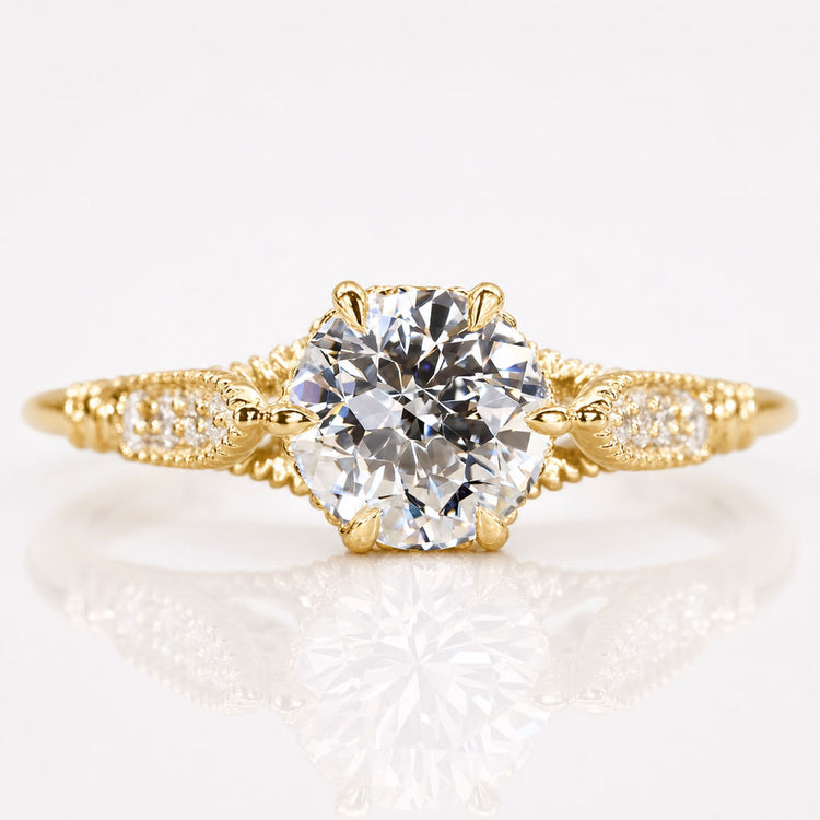 Jubilee Cut Lab-Grown Diamond Vintage Ring 1 CT