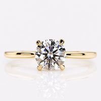 Round Cut Lab-Grown Diamond Hidden Accent 1 - 3 CT Ring