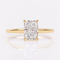 Radiant Cut Lab-Grown Diamond Cathedral Solitaire Ring 1 – 3 CT