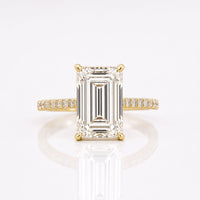 Emerald Lab-Grown Diamond Pavé Ring 1 – 4 CT