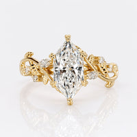 Dutch Marquise Lab-Grown Diamond Nature Inspired Ring 1 - 4 CT