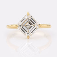 Asscher Lab-Grown Diamond Compass Prong Solitaire Ring 1 – 3 CT