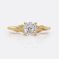 Portuguese Lab-Grown Diamond Nature Inspired Side Stone Ring 1 – 3 CT