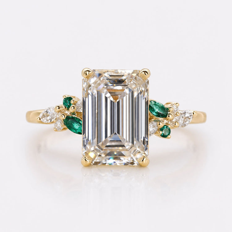 Emerald Lab-Grown Diamond Muse Setting Ring 1 – 3 CT