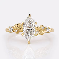 Dutch Marquise Lab-Grown Diamond Nature Inspired Ring 1 – 3 CT
