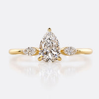 Pear Lab-Grown Diamond Three Stone Ring 0.80 - 2 CT