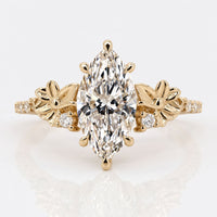 Marquise Lab-Grown Diamond Nature Inspired Style Ring 1 - 3 CT