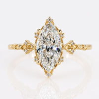 Marquise Cut Lab-Grown Diamond Nature Inspired Style Ring 1 - 5 CT