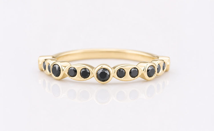 Best selling moissanite wedding rings in solid gold