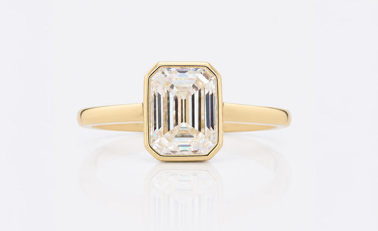 Best selling moissanite engagement rings in a range of cuts and settings
