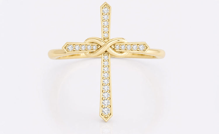 Designer earrings and pendants in solid gold with moissanite settings