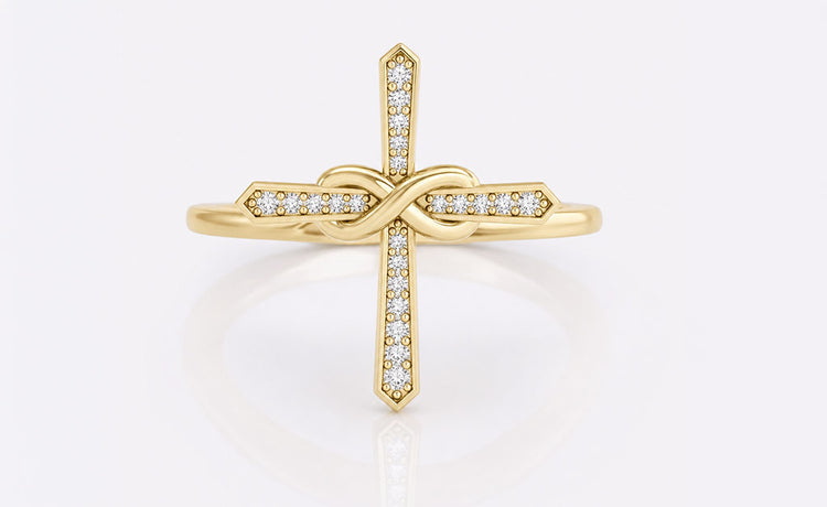 Designer moissanite pendant on a fine solid gold chain