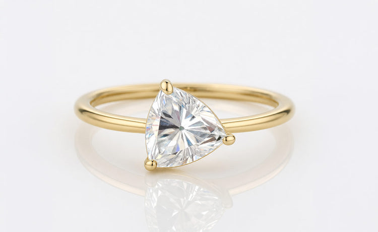 Loose moissanite stones in round, oval, cushion, pear and marquise shapes