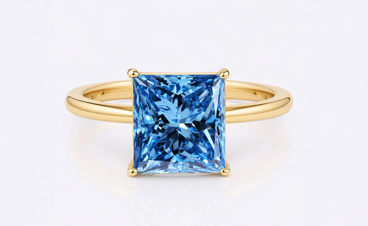Fancy colour loose lab grown diamonds in pink, blue and yellow hues