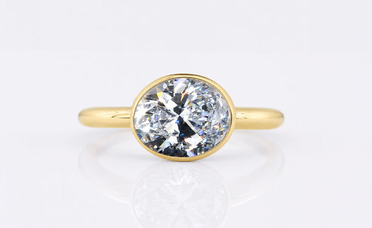 Loose lab grown diamonds in a range of cuts, colours and carat weights