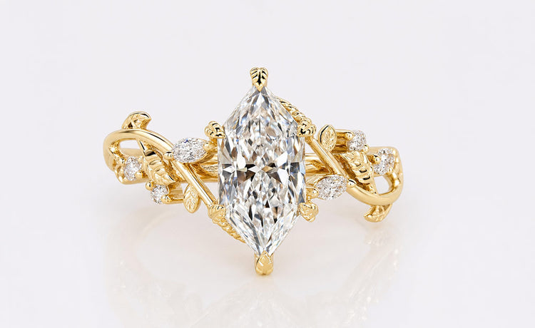 New arrival engagement rings in a range of cuts and gold settings