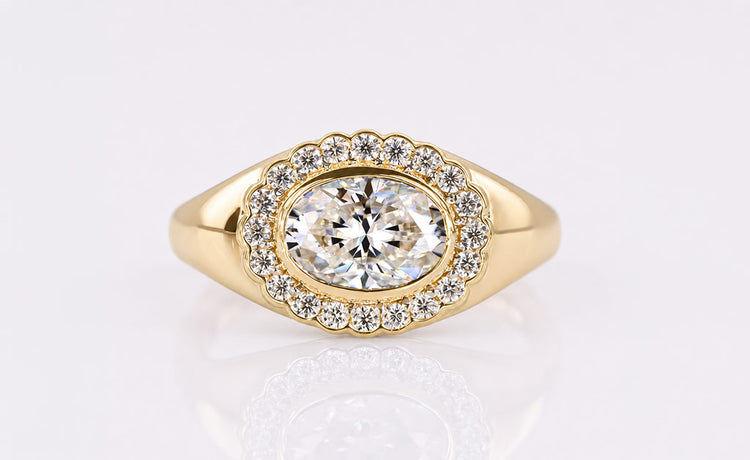 Pinky Promise collection rings designed to be worn on the little finger
