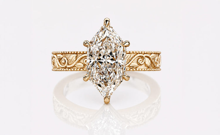 Ready to ship engagement rings available for immediate dispatch