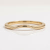 AUSM0281 Classic Curved Comfort-Fit Wedding Band - 18k Yellow Gold - Size N