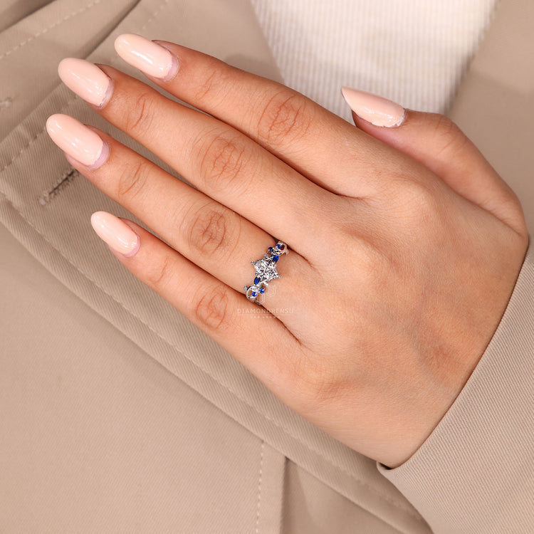 Dutch marquise ring filigree nature inspired set.
