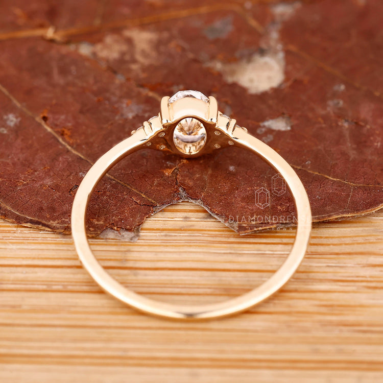 Oval cut diamond ring available in 0.50 to 2 CT.
