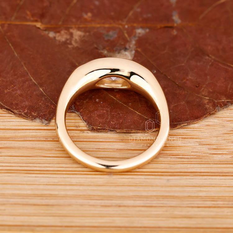 IGI certified handmade marquise diamond ring.
