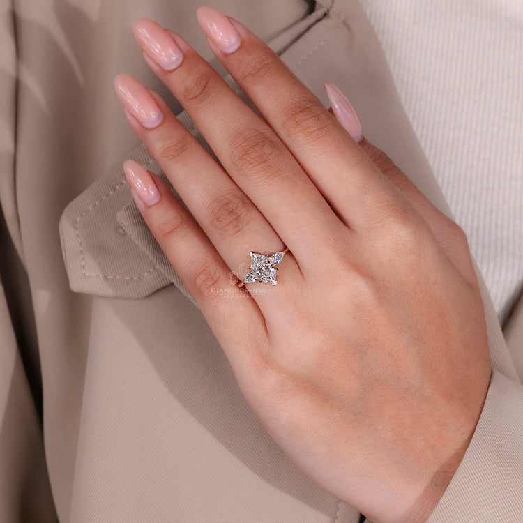 Dutch marquise diamond ring IGI certified style.
