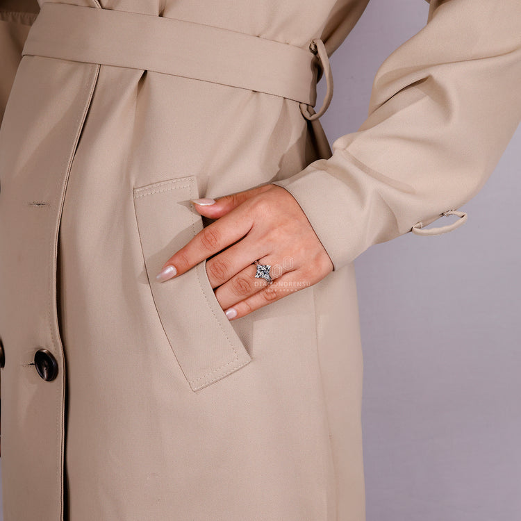 Muse setting seven stone marquise diamond ring.
