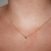 Make a Wishbone Lab-Grown Diamond + Solid Gold Pendant Necklace