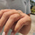 Pave setting ring designed by Diamondrensu Australia in a handmade finish