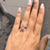 2.03 CT Moissanite Trillion Cut Beautiful Moissanite Solitaire Engagement Ring