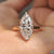 Tapered shank ring provides a sleek and flattering fit.

