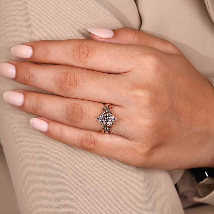 IGI certified Dutch marquise diamond ring.
