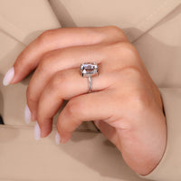Buy Engagement ring with cushion rose cut engagement ring.
